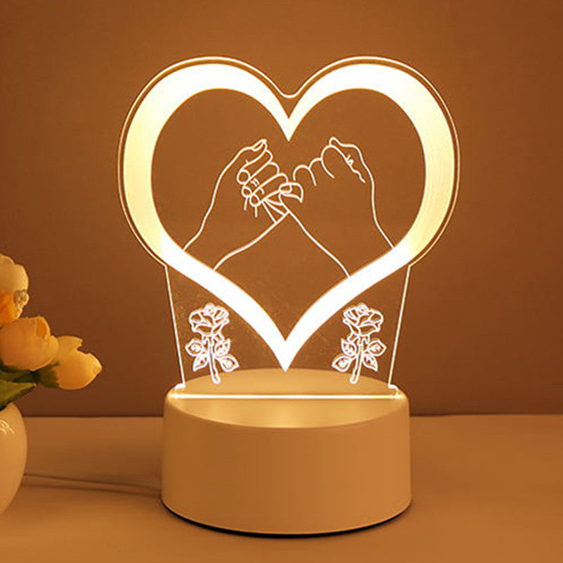 3D LED Valentines Day