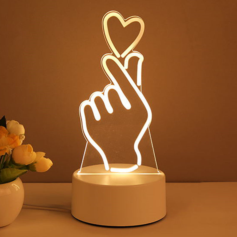 3D LED Valentines Day