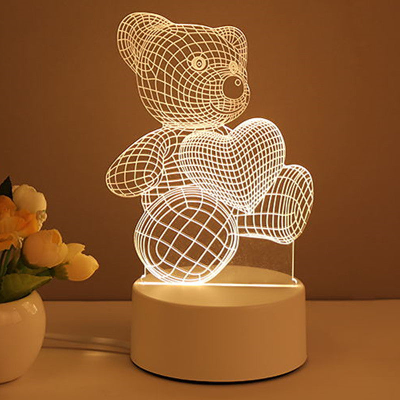 3D LED Valentines Day